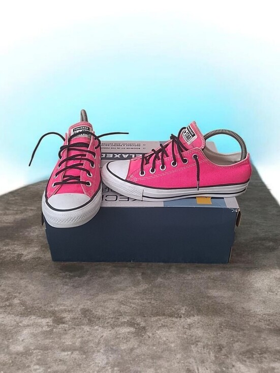 Converse Shoes - Converse Women's Chuck Taylor Low Top Sneakers - Hot Pink